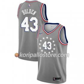 Philadelphia 76ers Jonah Bolden 43 2018-19 Nike City Edition Harmaa Miesten Pelipaidat Swingman 
